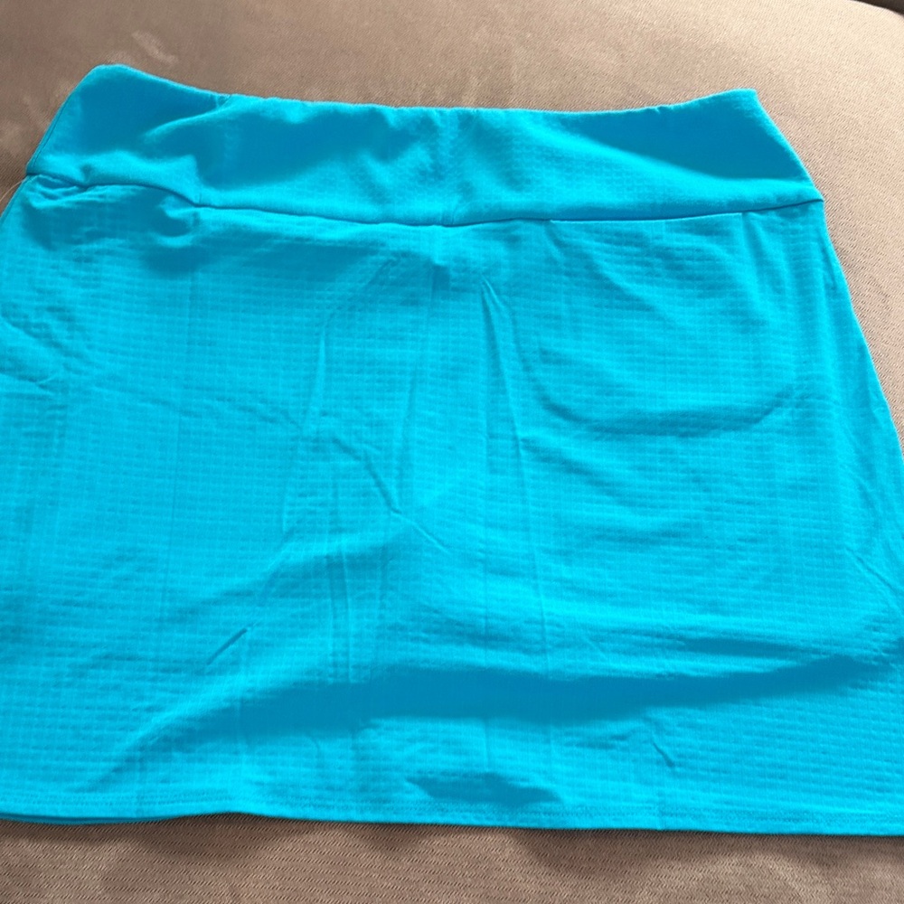 IBKUL Bright Blue Mini Skirt - Picture 3 of 4